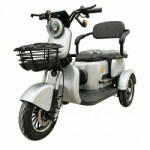 Saige Triciclu Electric Saige A2, fara permis, 1000W, 25km h, autonomie 55 km, 60V, 20Ah (saigea2alb)