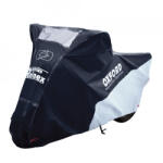 Oxford Husa Protectie Moto Impermeabila "Rainex" Oxford, Negru/Argintiu XL (CV504) - strongmoto