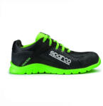 SPARCO Incaltaminte de protectie curse Sparco Light Line Practice - microfibra/Net, Negru/Verde (07517NRVF)
