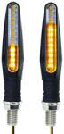 AVEX Set 2 lampi semnalizare moto SECVENTIALA, cu o functie, semnalizare, AVX-ZD59B (AVX-ZD59B)