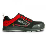 SPARCO Incaltaminte de protectie curse Sparco Light Line Cup - Piele intoarsa/Net , Negru/Rosu (07526NRRS)
