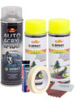 AVEX Kit complet reparatie si vopsire jante culoare Galben Fluorescent, V2 (AVX-KVJ-GFV2) - strongmoto