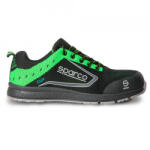 SPARCO Incaltaminte de protectie curse Sparco Light Line Cup - Piele intoarsa/Net , Negru/Verde (07526NRVF)