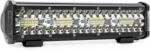 AMIO Proiector LED pentru Off-Road, ATV, SSV, culoare 6500K, 6400 lm, tensiune 9 - 36V, dimensiuni 300 x 74 mm (AVX-AM02435)