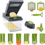 Amazon Zöldségaprító készlet 14 az 1-ben AMAZON többszínű rozsdamentes acél 33x13x10cm