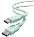 Innostyle Adat- és töltőkábel, Innostyle®, USB-C, gyorstöltés 240 W 5A, MacBook, iPhone 15 / Plus / Pro / Max, iPad, Samsung, Xiaomi, Oppo, Android Auto és Apple CarPlay rendszerrel kompatibilis, Kevlar® 2M, zö