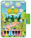 Raya Toys Covoraș muzical de joacă Raya Toys - Pian cu animale și tobe, 63 x 43 cm (503125002)