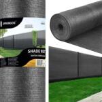 Springos Sn0063 Засенчваща мрежа светъл антрацит 185 g/m2 1, 5 x 25 m 100 ленти (SN0063)