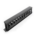 FORMRACK Панел за кабели Formrack 19" 1U Cable Management Panel, с PVC trunking cut, 1U, 482x88x48mm (F0565O1U-P)