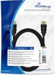 MediaRange Cablu HDMI MediaRange de mare viteza 2 m 10.2 Gb/s Ethernet Negru (mrcs210)