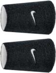 Nike Swoosh Classic Reversible Doublewide csuklópánt, fekete/fehér