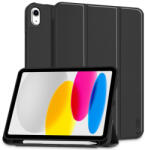 Tech-Protect Sc Pen Apple iPad 11 2025 / 10.9 2022 oldalra nyíló, kitámasztható mappa tok ceruza tartóval, fekete - coolmobile