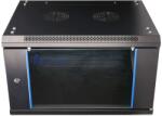 Extralink Falra Szerelhető Rack Szekrény - 6U 600x600mm - Fekete (EX.12929)