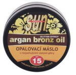 Vivaco Produse pentru protectie solara Sun Argan Bronz Oil Glitter Effect SPF15 - Suntan butter with argan oil and glitter - vexio