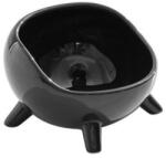 Rinaldo Franco spa Bol ceramic pentru pisici, cu 4 picioare fixe, negru