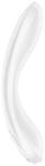 Satisfyer Stimulator G-Spot Wave 2, 12 Moduri Vibratii si Pulsatii, Silicon, USB, Alb, 23.6 cm Vibrator