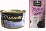 Miamor 12x85g Miamor pástétom Szárnyasszív nedves macskatáp+50g Miamor Kisses kacsa macskasnack ingyen