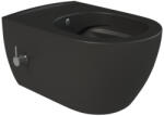 CeraStyle CITY fali WC - MATT FEKETE - BEÉPÍTETT bidé funkcióval - perem nélküli - 53 cm (HC00206PH053) - watermarkt