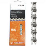 TAYA Octo S/S kerékpár lánc, 7-8s, 116 szem, ezüst színű