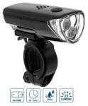 VeloGo elemes első lámpa, 3 LED, 25 lumen, fekete