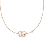 Emporio Armani colier pentru femei, din alamă cu zirconiu cubic Sentimental 99KK-AKDALG_GLD (EGS3351221)