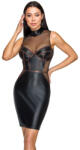 Cottelli Collection Corset Style Matte LookTight-fitting Sleeveless Dress 2719495 Black M