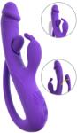 Sweet Smile Rabbit Vibrator with G-Spot/Anal Tickler Purple Vibrator