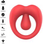 Intense Inel Vibrator Penis INTENSE Russell, ergonomic pentru stimulare clitoridiană și erecție fermă, 10 funcții, USB, silicon (D-245641) Inel pentru penis