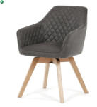 Artium Étkezőszék fekete vintage szövet DCH-435 BK3