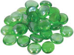 Happet pietricele colorate de sticlă pentru acvariu (Verde) 300 g