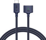 Tech-Protect MMC01 Ultraboost USB-C - MagSafe 3 Kábel MacBookhoz - 2m 140W - Éjfélkék (MMC01)
