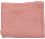  Muszlin takaró dupla 75x90 pink