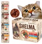 Shelma Nedves macskaeledel tasak Shelma gabonamentes ízkeverék12 db x 85 g