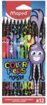 Maped Színes ceruza MAPED Color Peps Monster háromszögletű 12 darabos (862612) - fotoland