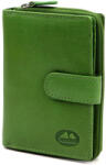 El Forrest 813-151 RFID zöld női marhabőr pénztárca 9.5 x 13.5 x 3.5 cm (62603)