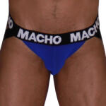 Macho Underwear Macho Jockstrap Dupla tartás, anatómiai kialakítás L kék
