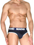 Macho Underwear Macho férfi alsó push-up kenguru zsebbel kék L
