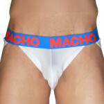 Macho Underwear Macho Jockstrap Dupla tartás, alakformázó M fehér-kék