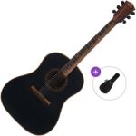 BromoGuitars BAT9MEBK Basic SET Black Chitară electro-acustică Dreadnought