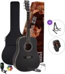 SX SD104KBK Standard SET Black Chitară acustică