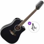 Takamine GD38CE Basic SET Black Chitară electro-acustică cu 12 corzi