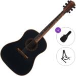 BromoGuitars BAT9MEBK Standard SET Black Chitară electro-acustică Dreadnought