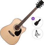Cort AD880CE Standard SET Natural Satin Chitară electro-acustică Dreadnought