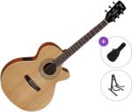 Cort SFX-ME Standard SET Open Pore Natural Chitară electro-acustică Jumbo