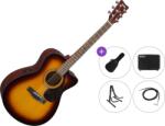 Yamaha FSX 315C Premium SET Tobacco Brown Sunburst Chitară electro-acustică Dreadnought