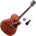 Cort GA5F-FMH Basic SET Open Pore Natural Chitară electro-acustică Jumbo