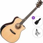 Cort GA-PF Bevel Standard SET Natural Chitară electro-acustică Jumbo