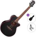 Takamine GF49CE CB Standard SET Cosmic Black Sparkle Chitară electro-acustică Jumbo