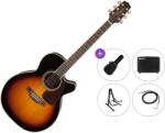 Takamine GN71CE Premium SET Brown Sunburst Chitară electro-acustică Jumbo