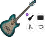 Ibanez TCY10PA-CBS Premium SET Cosmic Blue Starburst Chitară electro-acustică Jumbo